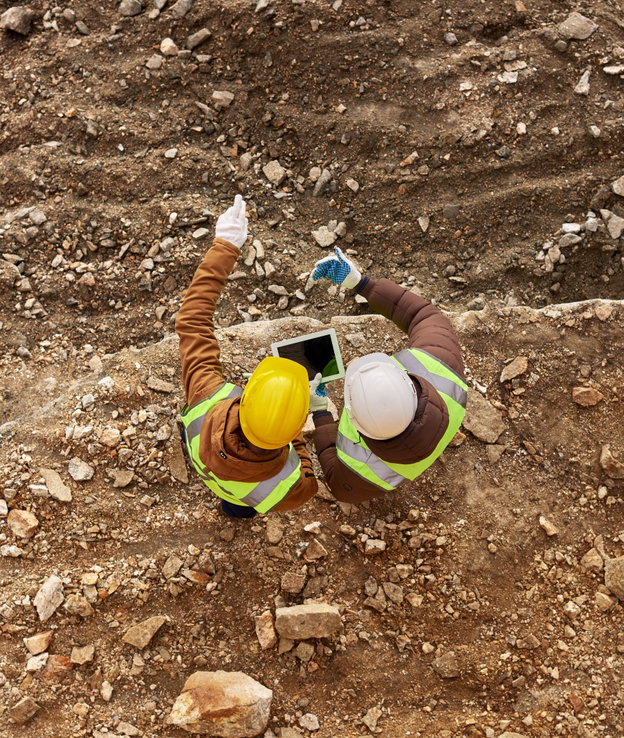 Stormwater Inspection Software on Job site
